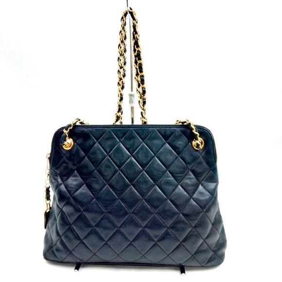 CHANEL Handbags - Chanel Matrasse   Black Lamb Skin